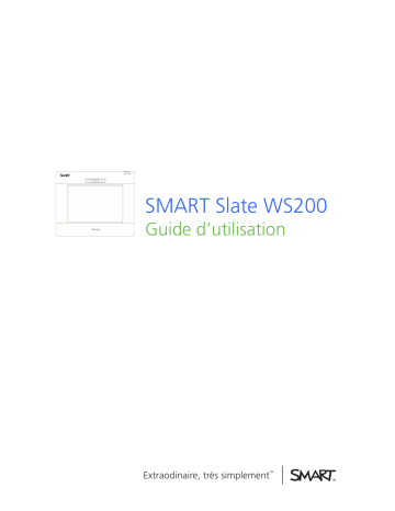 SMART Technologies SLATE WS200 Mode d'emploi | Fixfr