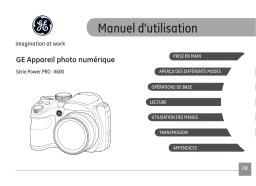 GE Série X600 Manuel utilisateur