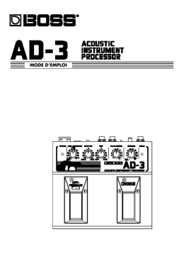 Roland AD-3 Manuel utilisateur