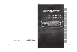 VDO Dayton CD 1404 MP3 Manuel utilisateur
