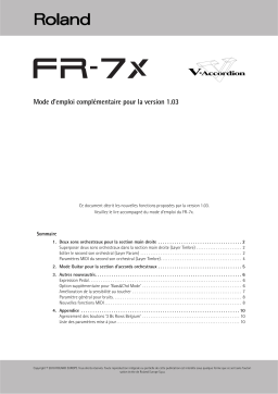 Roland FR-7xb Manuel utilisateur