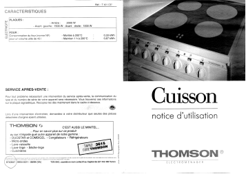 Manuel du propriétaire | sauter T401CE Manuel utilisateur | Fixfr