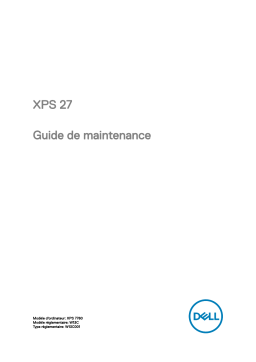 Dell XPS 27 7760 desktop Manuel utilisateur