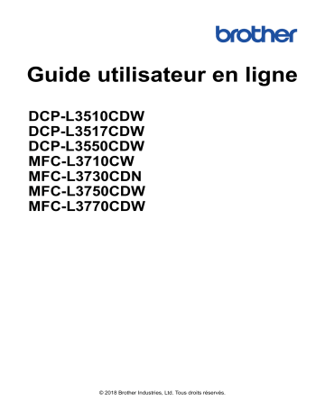 Manuel du propriétaire | Brother HL-L2300D Manuel utilisateur | Fixfr