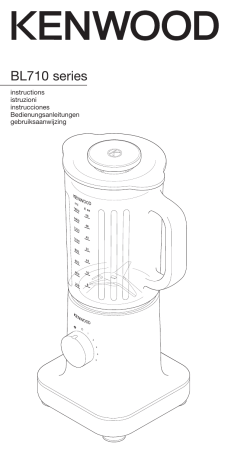 Manuel du propriétaire | Kenwood BL710 Manuel utilisateur | Fixfr