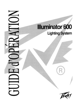 Peavey Illuminator 600 Manuel utilisateur