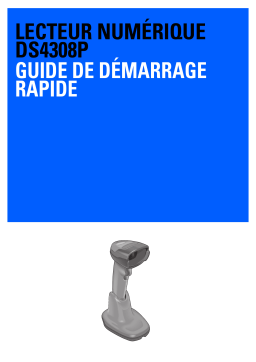 Zebra DS4308P Guide de démarrage rapide