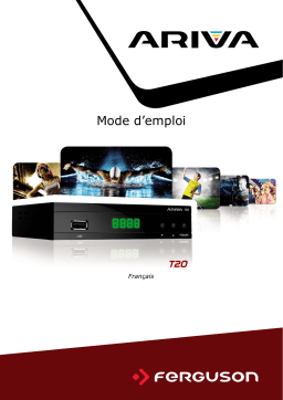 Ferguson Ariva T20 terrestrial tv decoder Manuel utilisateur