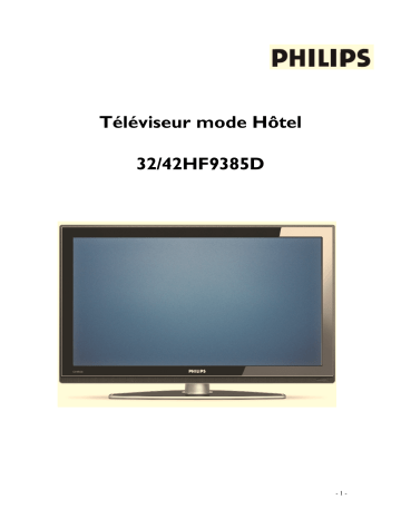 Manuel du propriétaire | Philips 42HF9385D Manuel utilisateur | Fixfr