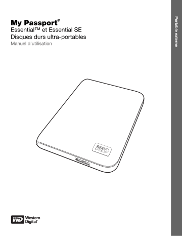 Manuel du propriétaire | Western Digital My Passport Essential Manuel utilisateur | Fixfr