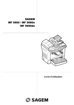 Sagem MF 5660 Manuel utilisateur