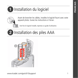 Kodak EASYSHARE C610 Mode d'emploi