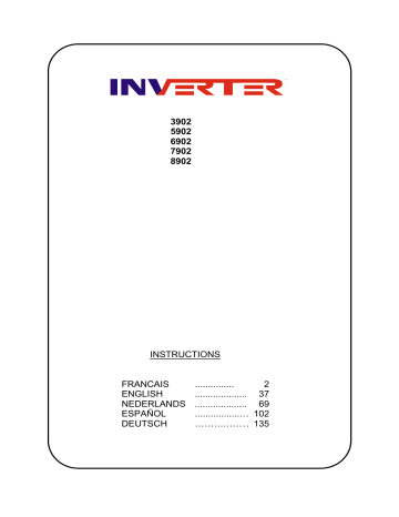 Manuel du propriétaire | INVERTER 8902 Manuel utilisateur | Fixfr