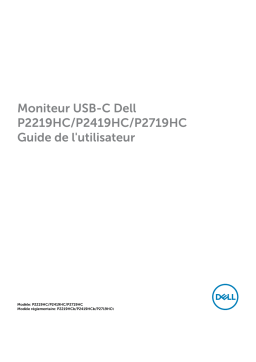 Dell P2219HC electronics accessory Manuel utilisateur