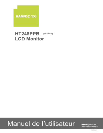 Hannspree HT 248 PPB Touch Monitor Manuel utilisateur | Fixfr