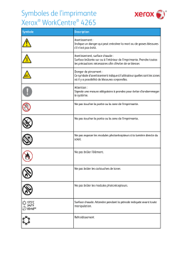 Xerox WorkCentre 4265 Manuel utilisateur