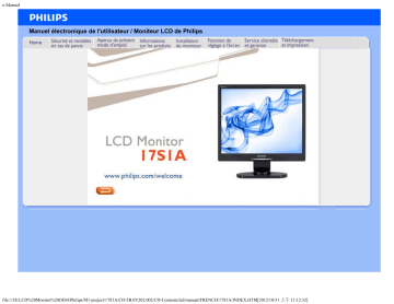 Manuel du propriétaire | Philips 17S1AB Manuel utilisateur | Fixfr