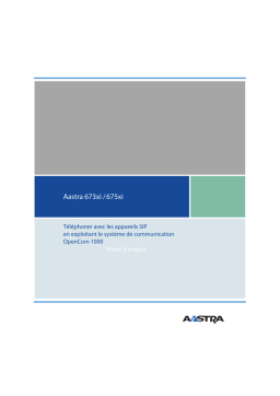 Mitel 6755 Quick  Aastra i  DE Mode d'emploi