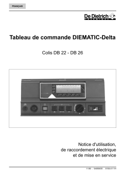 De Dietrich COLIS DB 22 Manuel utilisateur