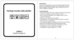 Irox LUNA 3 Manuel utilisateur