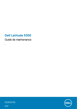 Dell Latitude 5300 laptop Manuel du propriétaire