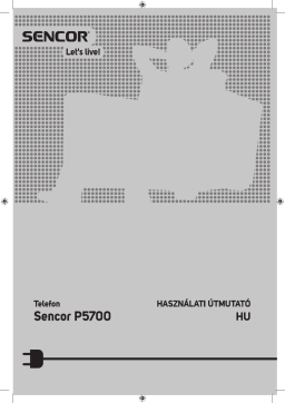 Sencor P5700 Manuel utilisateur