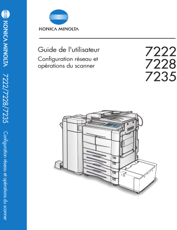 Manuel du propriétaire | Konica Minolta 7228 Manuel utilisateur | Fixfr