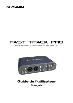 M-Audio FTPRO Manuel utilisateur