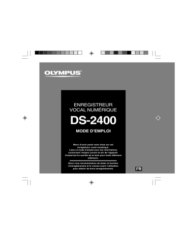 Olympus DS 2400 Manuel utilisateur | Fixfr