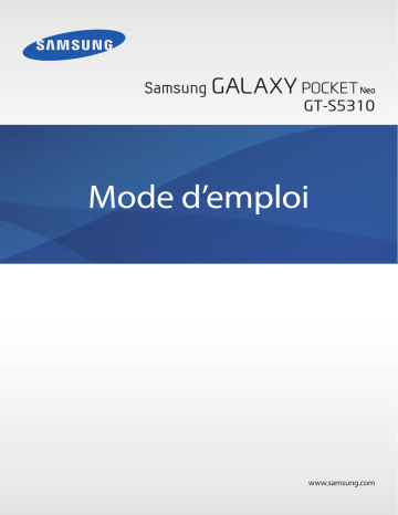 Galaxy Pocket Neo | Mode d'emploi | Samsung GT-S5310 Manuel utilisateur | Fixfr