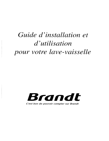 Manuel du propriétaire | Brandt P2550 Manuel utilisateur | Fixfr