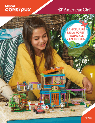 Mattel Mega Construx American Girl Lea's 2-in-1 Rainforest Sanctuary Manuel utilisateur | Fixfr