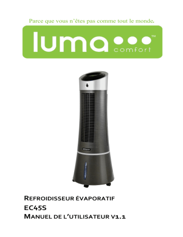 EC45S-REF | NewAir EC45S-REM Remanufactured Luma Comfort Tower Evaporative Cooler  Manuel utilisateur | Fixfr