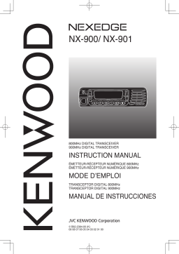 Kenwood NX-900 Manuel utilisateur