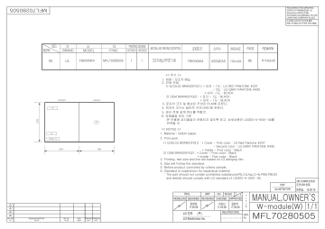 LG F8K5XNK4 Manuel du propriétaire | Fixfr