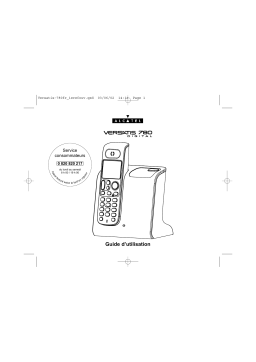 Alcatel-Lucent VERSATIS 780 DIGITAL Manuel utilisateur