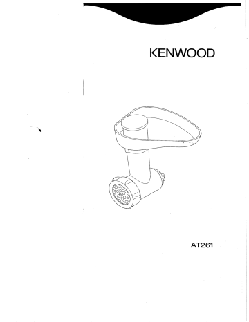 Manuel du propriétaire | Kenwood PROSPERO AT261 Manuel utilisateur | Fixfr