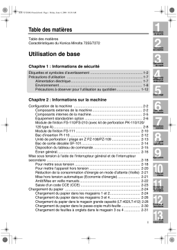 Konica Minolta 7272 Manuel utilisateur