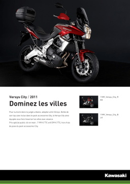 Kawasaki VERSYS CITY Manuel utilisateur