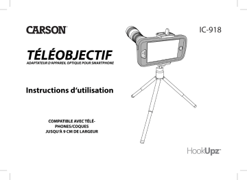 Carson IC-918 Digiscoping Mode d'emploi | Fixfr