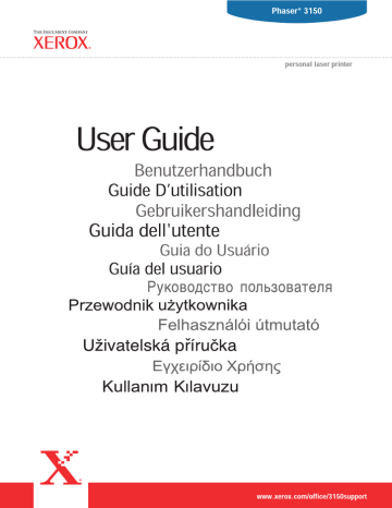 Xerox 3150 Phaser Mode d'emploi | Fixfr