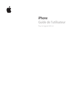 Apple iPhone iOS 4.2 Manuel utilisateur