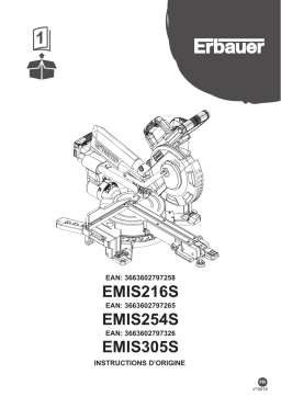 Erbauer EMIS254S Manuel utilisateur