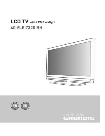 Manuel du propriétaire | Grundig 40VLE7320BH Manuel utilisateur | Fixfr