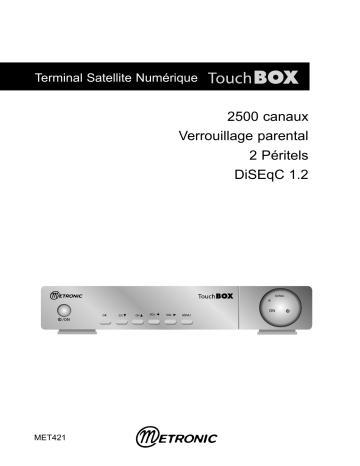 Manuel du propriétaire | Metronic TERMINAL NUMERIQUE TOUCHBOX Manuel utilisateur | Fixfr