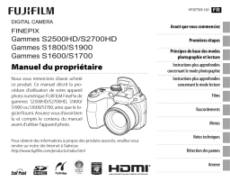 Fujifilm FinePix S1900 Mode d'emploi