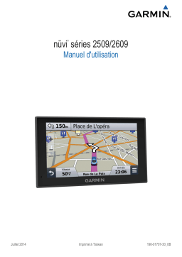 Garmin Nüvi 2639 Manuel utilisateur