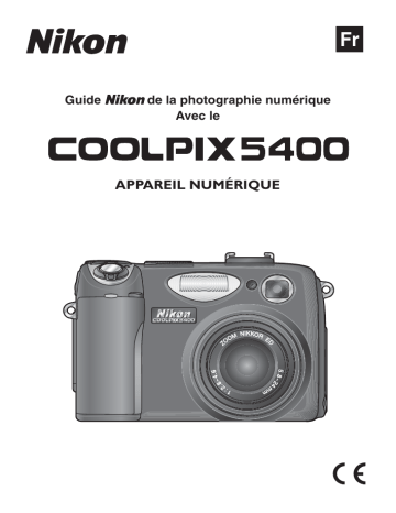 Mode d'emploi | Nikon Coolpix E5400 Manuel utilisateur | Fixfr