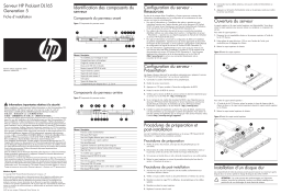 HP PROLIANT DL165 G5 SERVER Manuel utilisateur