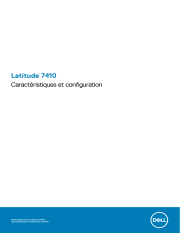 Dell Latitude 7410 laptop Manuel du propriétaire | Fixfr